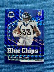 Javonte Williams [Blue Mosaic] #14 Football Cards 2021 Panini Mosaic Blue Chips Prices