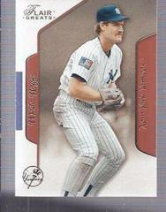 Wade Boggs #68 Baseball Cards 2003 Flair Greats Prices
