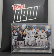 Aaron Judge #M-OCT Baseball Cards 2022 Topps Now Card of the Month Prices