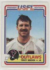 Terry Beeson #91 Football Cards 1984 Topps USFL Prices