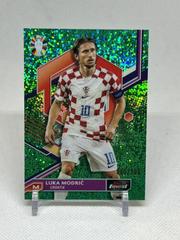Luka Modric [Green Speckle Refractor] Soccer Cards 2023 Topps Finest Road to UEFA EURO Prices