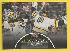 Linus Ullmark [Black] Hockey Cards 2021 Upper Deck UD Canvas Prices