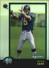 Ryan Leaf [Refractor] Football Cards 1998 Bowman Chrome Preview Prices