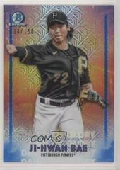 Ji Hwan Bae [Blue Refractor] #DG-13 Baseball Cards 2021 Bowman Chrome Mega Box Mojo Dawn of Glory Prices