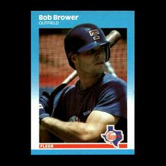 Bob Brower #U-10 Baseball Cards 1987 Fleer Update Prices