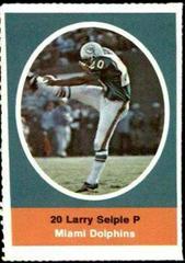 Larry Seiple Football Cards 1972 Sunoco Stamps Prices