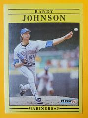 Randy Johnson Baseball Cards 1991 Fleer Prices
