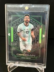 Lionel Messi [Green] Soccer Cards 2019 Panini Obsidian Prices