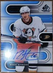 Ryan Strome [Blue Autograph] #104 Hockey Cards 2022 SP Game Used Prices