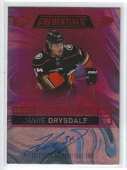 Jamie Drysdale [Red] Hockey Cards 2021 Upper Deck Credentials Debut Ticket Access Autographs Prices