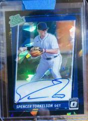 Spencer Torkelson [Black] #RPS-ST Baseball Cards 2021 Panini Donruss Optic Rated Prospect Signatures Prices