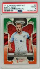 Harry Kane [Green & Orange Wave] Soccer Cards 2018 Panini Prizm World Cup Prices