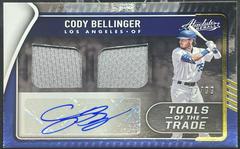 Cody Bellinger #TT2S-CB Baseball Cards 2022 Panini Absolute Tools of the Trade 2 Swatch Signatures Prices