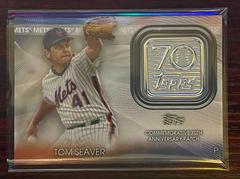 Tom Seaver #70LP-TS Baseball Cards 2021 Topps 70th Anniversary Logo Patch Prices