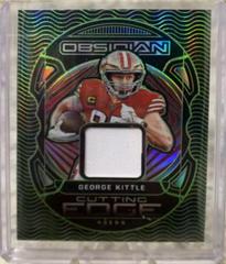 George Kittle [Green] Football Cards 2022 Panini Obsidian Cutting Edge Prices