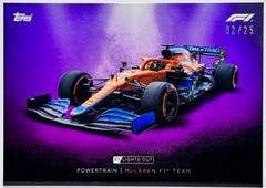 McLaren F1 Team [Purple] Racing Cards 2021 Topps Formula 1 Lights Out Prices