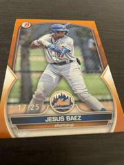 Jesus Baez [Orange] Baseball Cards 2023 Bowman Draft Prices