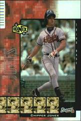 Chipper Jones [Reciprocal] Baseball Cards 2000 Upper Deck Ionix Prices