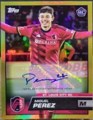 Miguel Perez [Autograph Gold] Soccer Cards 2023 Topps MLS Prices