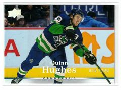Quinn Hughes [Exclusives] Hockey Cards 2022 Upper Deck 2007-08 Retro Prices
