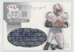 Donte Stallworth [Silver] #A39 Football Cards 2002 Sage Autographs Prices