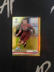 Lorenzo Pellegrini [Gold Refractor] Soccer Cards 2018 Topps Chrome UEFA Champions League Prices