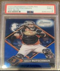 Adley Rutschman [Blue] #ST-7 Baseball Cards 2023 Bowman Sterling Tek Prices