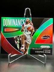 Cynthia Cooper Dyke [Green] #1 Basketball Cards 2022 Panini Prizm WNBA Dominance Prices
