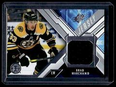Brad Marchand Hockey Cards 2021 SPx Jersey Prices