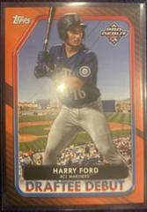 Harry Ford [Orange] #DB-8 Baseball Cards 2022 Topps Pro Debut Draftee Debuts Prices