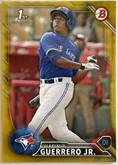 Vladimir Guerrero Jr. [Gold] #BP55 Baseball Cards 2016 Bowman Prospects Prices