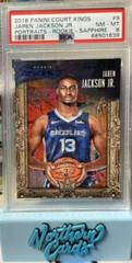 Jaren Jackson Jr. [Rookie Sapphire] #9 Basketball Cards 2018 Panini Court Kings Portraits Prices