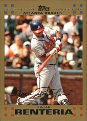 Edgar Renteria [Gold] #6 Baseball Cards 2007 Topps Prices