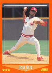 Jose Rijo Baseball Cards 1988 Score Traded Prices