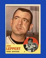 Don Leppert #243 Baseball Cards 1963 Topps Prices