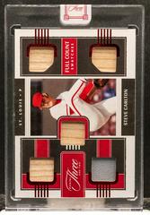 Steve Carlton [Red] #FCS-SC Baseball Cards 2022 Panini Three and Two Full Count Swatches Prices