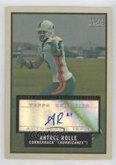 Antrel Rolle [Autograph] #138 Football Cards 2009 Topps Magic Prices