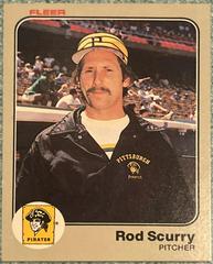 Ron Scurry #322 Baseball Cards 1983 Fleer Prices