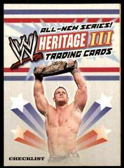 John Cena #90 Wrestling Cards 2007 Topps Heritage III WWE Prices