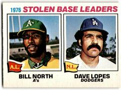 Stolen Base Leaders [B. North, D. Lopes] #4 Baseball Cards 1977 O Pee Chee Prices