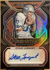 Steve Largent [Electric Etch Orange] #25 Football Cards 2023 Panini Obsidian Magmatic Signature Prices