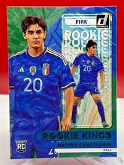 Matteo Cancellieri [Green] Soccer Cards 2022 Panini Donruss Rookie Kings Prices