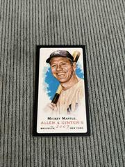 Mickey Mantle [Mini Black Border No Number] Baseball Cards 2007 Topps Allen & Ginter Prices