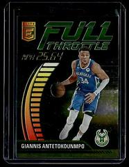 Giannis Antetokounmpo [Neon Green] #10 Basketball Cards 2023 Donruss Elite Full Throttle Prices