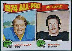 M.Olsen, M.Reid [All Pro Tackles] #215 Football Cards 1975 Topps Prices