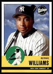Bernie Williams Baseball Cards 2001 Upper Deck Vintage Prices