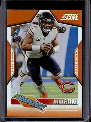 Justin Fields [First Down] #6 Football Cards 2023 Panini Score The Franchise Prices
