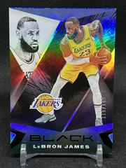 LeBron James #44 Basketball Cards 2020 Panini Black Prices