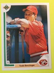 Todd Benzinger #280 Baseball Cards 1991 Upper Deck Prices