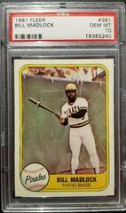 Bill Madlock #381 Baseball Cards 1981 Fleer Prices